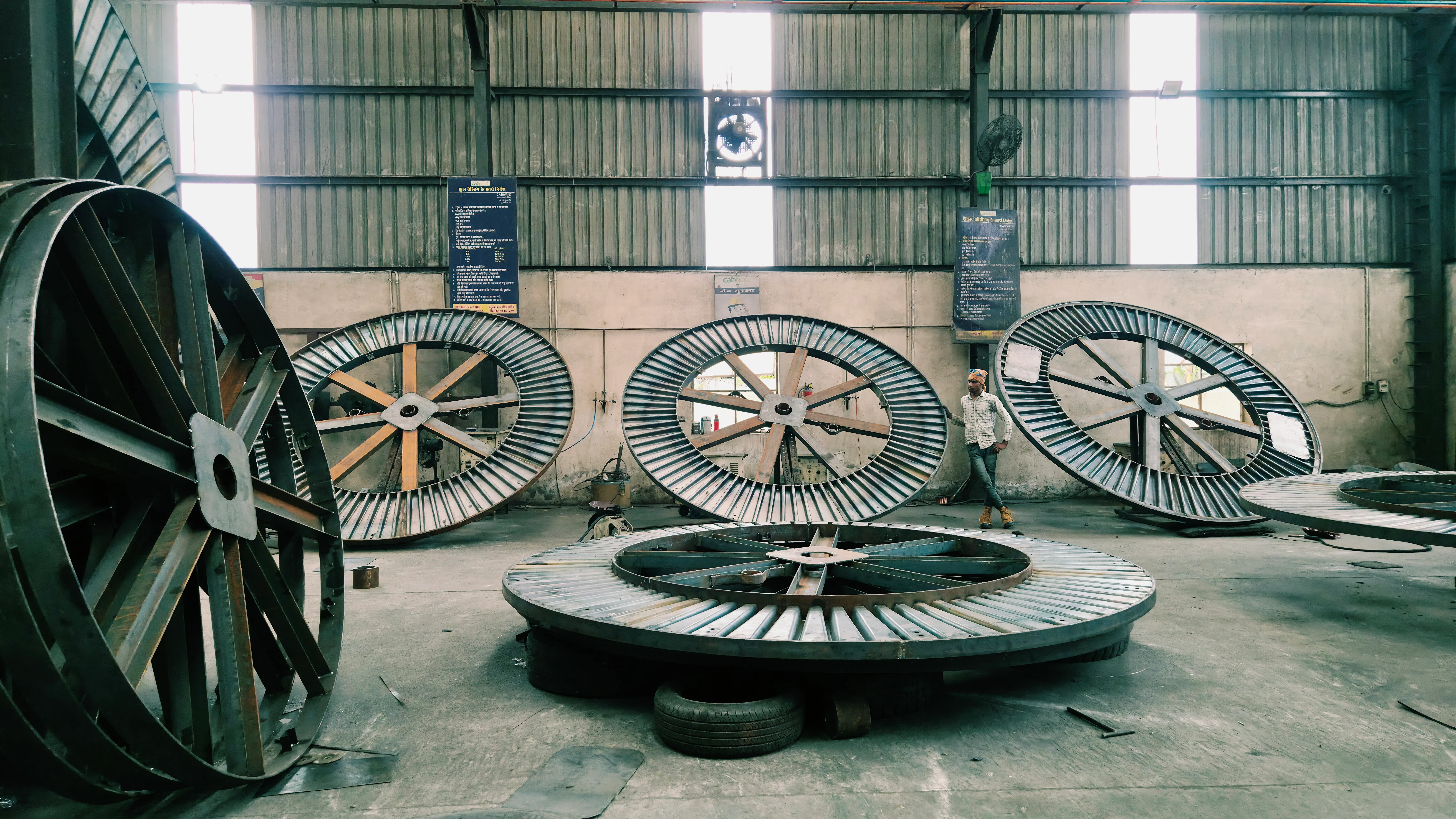 Steel drum storage